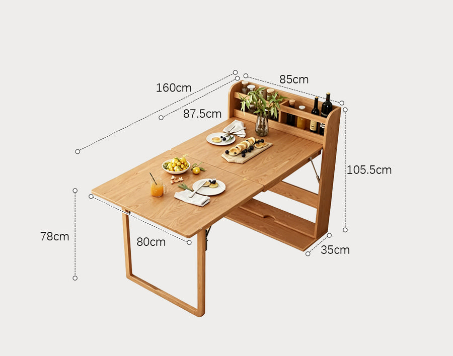 Atos Folding Dining Table for modern UK dining room