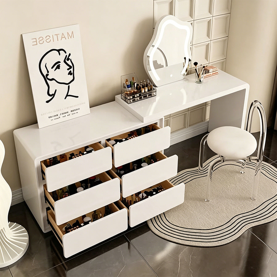 Aubrey Dressing Table Set With Side Drawer product image 7