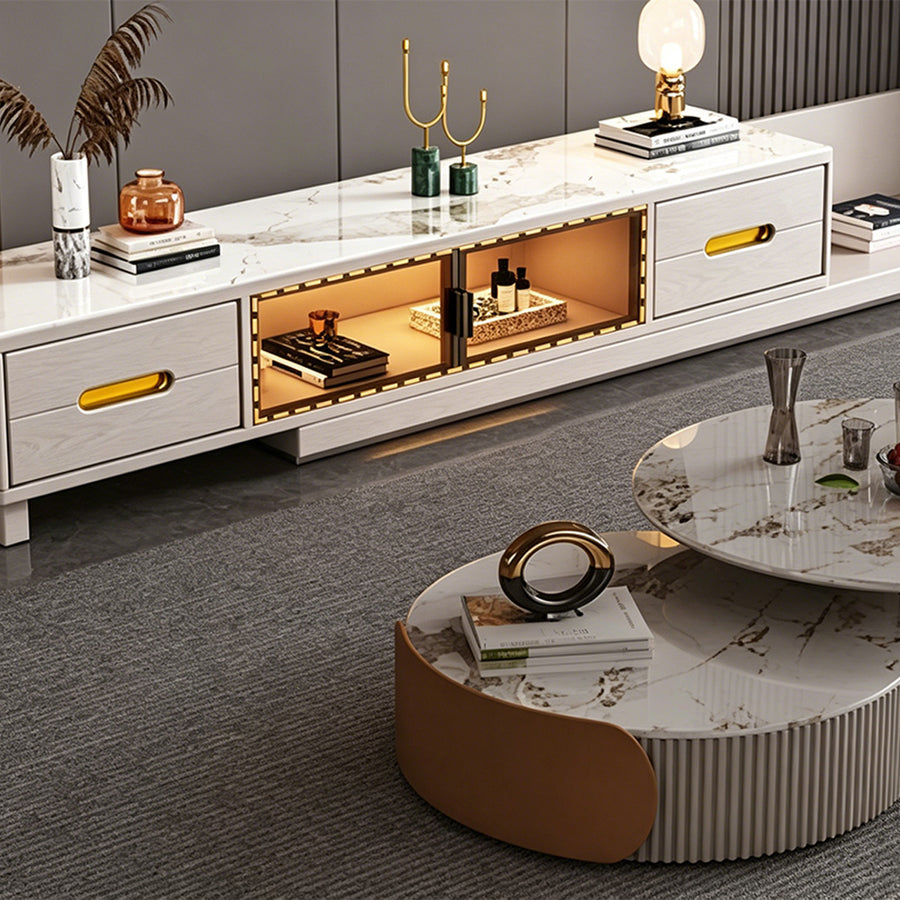 Audrey Nesting Coffee Table, Sintered Stone