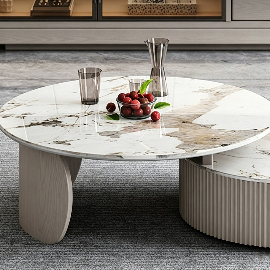 Audrey Nesting Coffee Table, Sintered Stone