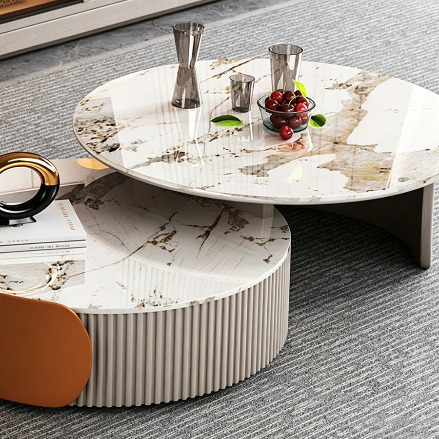 Audrey Nesting Coffee Table, Sintered Stone