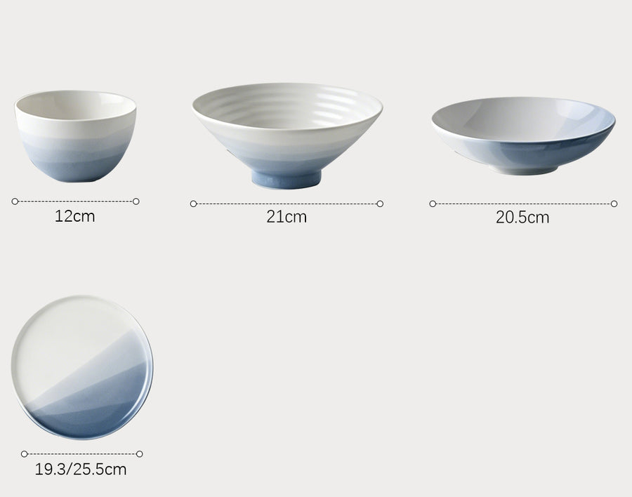 Aurora Dinner Set, Gradient
