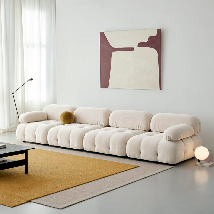 B&B Camaleonda Style Three Seater Corner Sofa front view as a corner sofa UK