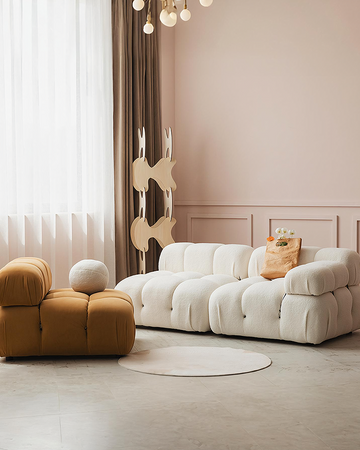 B&B Camaleonda Style Sofa, Boucle (Clearance/ New)