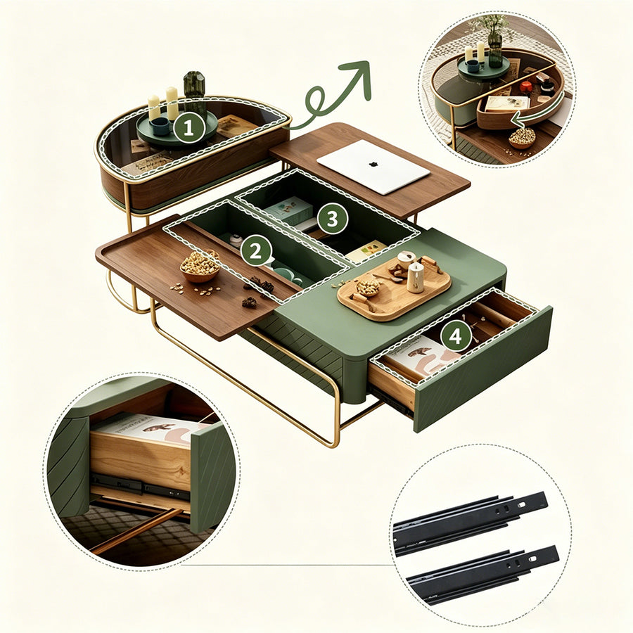 Bagnell Lift Up Coffee Table