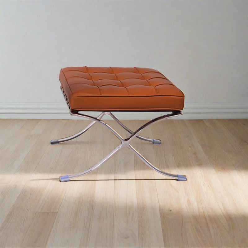 Barcelona Ottoman, Brown - footstool UK