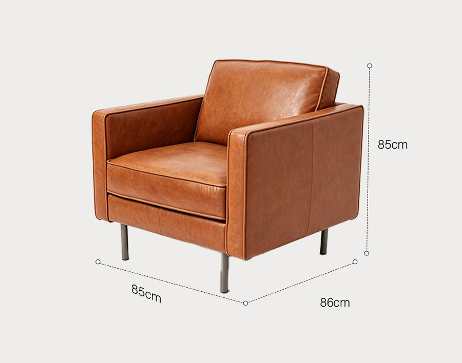 Baxter Two Seater, Three Seater Sofa, Real Leather product image 8