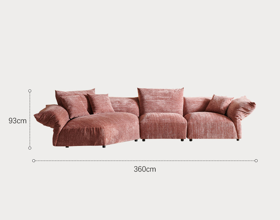 Berisha Petal Three Seater Corner Sofa product image 12