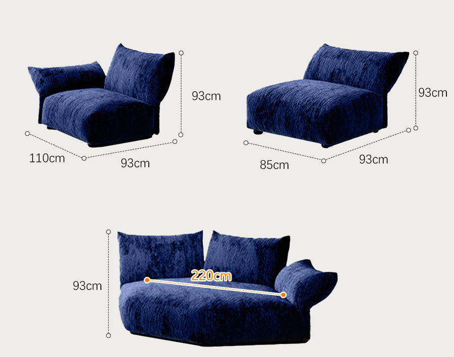 Berisha Petal Three Seater Corner Sofa product image 11