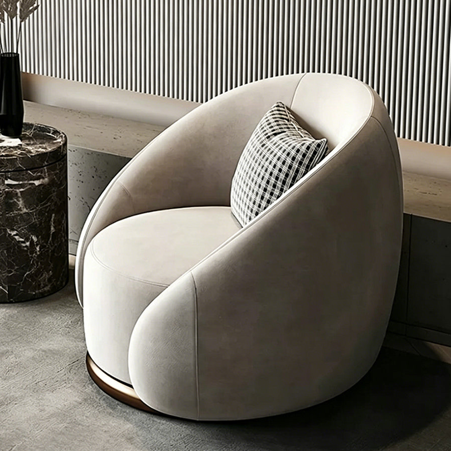 Bertha Velvet Armchair, Single Sofa