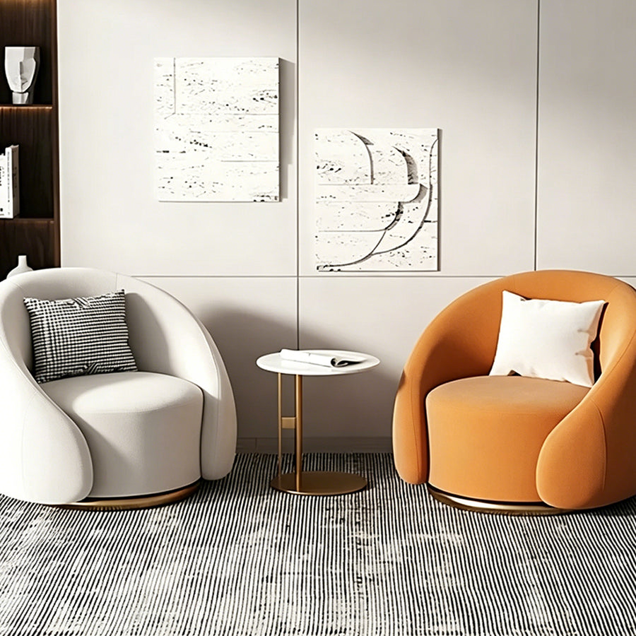 Bertha Velvet Armchair, Single Sofa