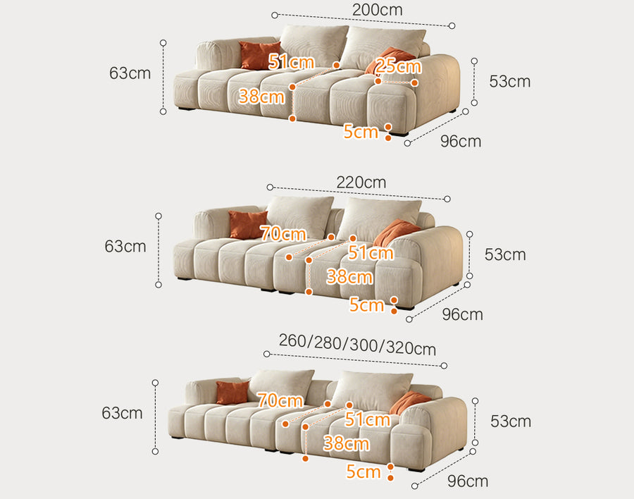 Bianca Module Sofa, Two Seater Sofa, Three Seater Sofa, Corduroy product image 12