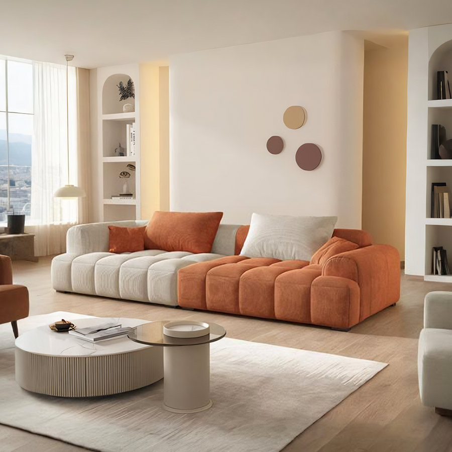 Bianca Module Sofa, Two Seater Sofa, Three Seater Sofa, Corduroy for modern UK living room