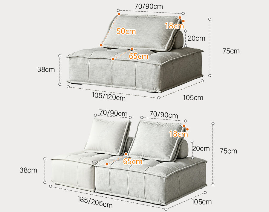 Borcem Single Seater Sofa, Armchair