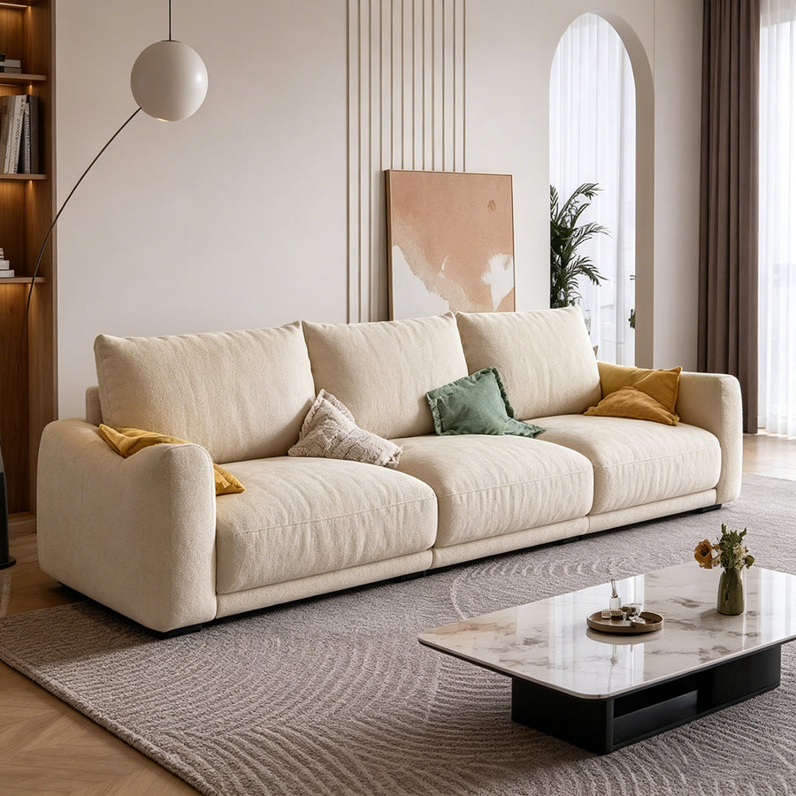 Caleb Modern Two Seater, Three Seater, Four Seater Sofa, Cotton Linen product image 8