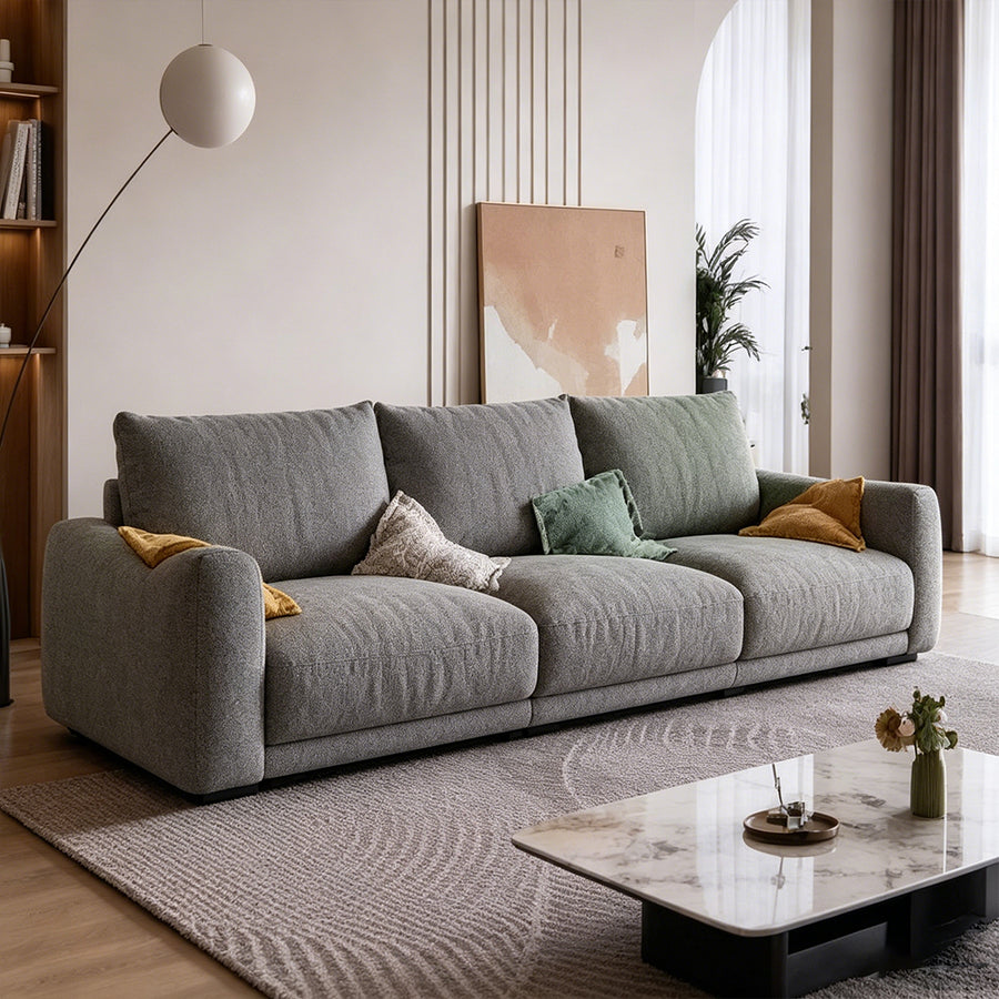 Caleb Modern Two Seater, Three Seater, Four Seater Sofa, Cotton Linen product image 10