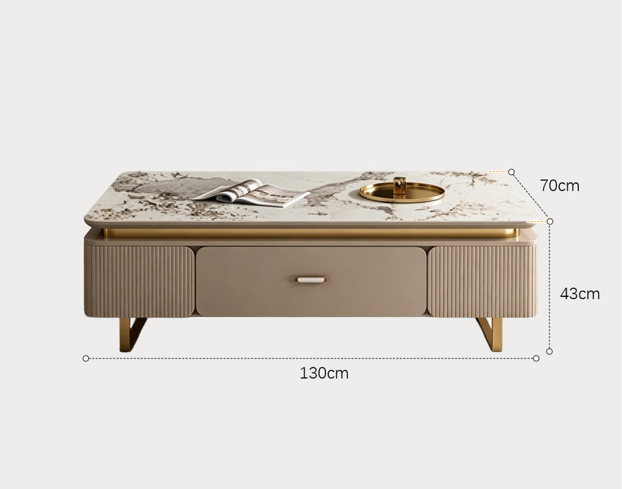 Carl Living Room Set, Carl Rectangle Coffee Table, Gold Legs styled for rectangular coffee table UK