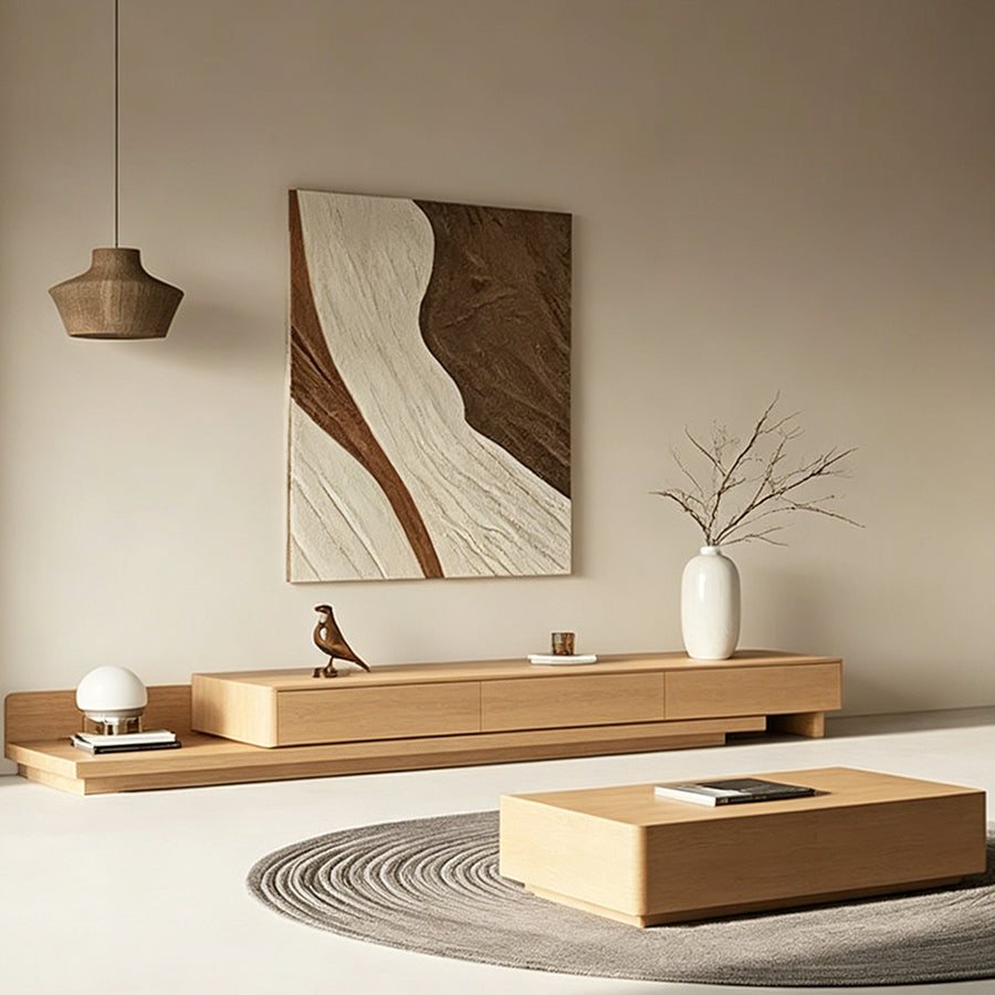 Cassarah Rectangle Coffee Table, Cassarah Sideboard, Wood detail view for rectangular coffee table