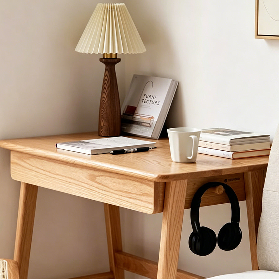 Cedric Office Desk, Oak Wood