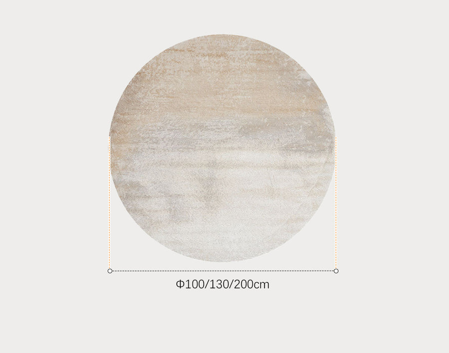 DA Natural Round Wool Rug, Various Styles Available