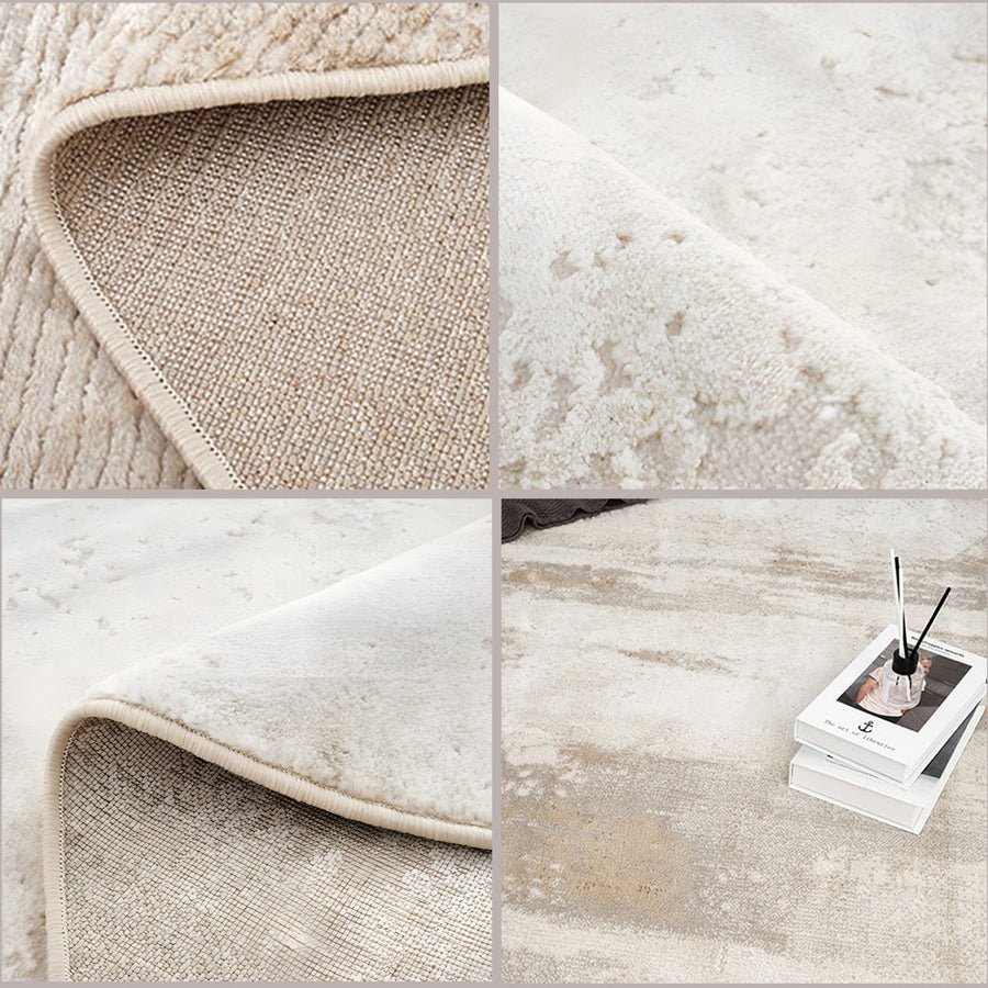 DA Natural Round Wool Rug, Various Styles Available