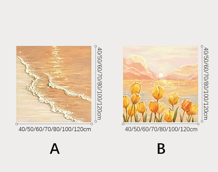 Dada Landscape Mural Wall Art, Square