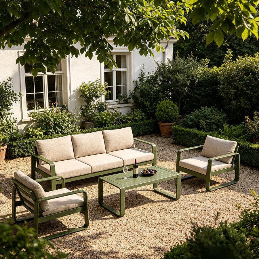 Moss Garden Sofa Set, Aluminium