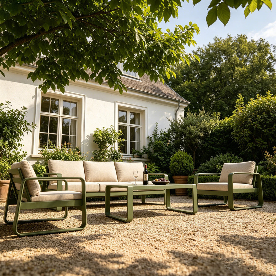Moss Garden Sofa Set, Aluminium
