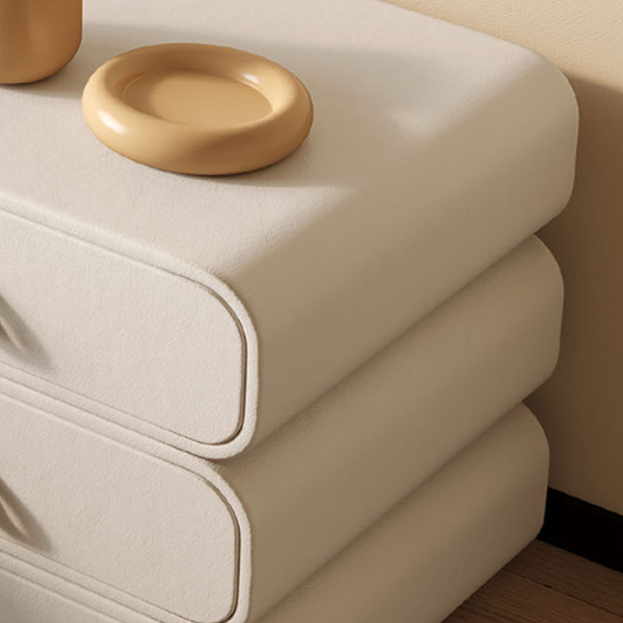Darcie Bedside Table, Cream