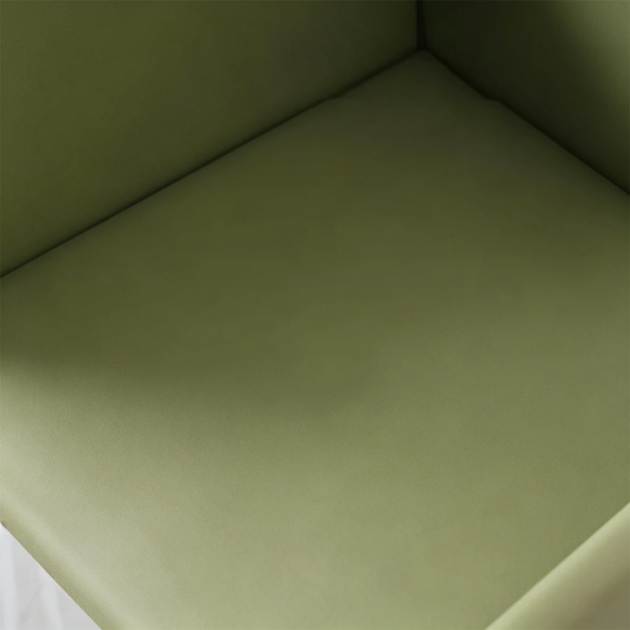Decker Dining Chair With Armrests, Leather