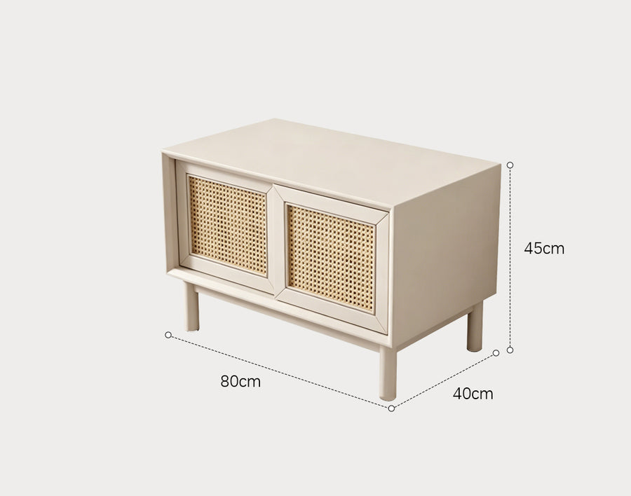 Dederick Rattan Shoe Storage With Drawer styled for narrow shoe storage cabinet