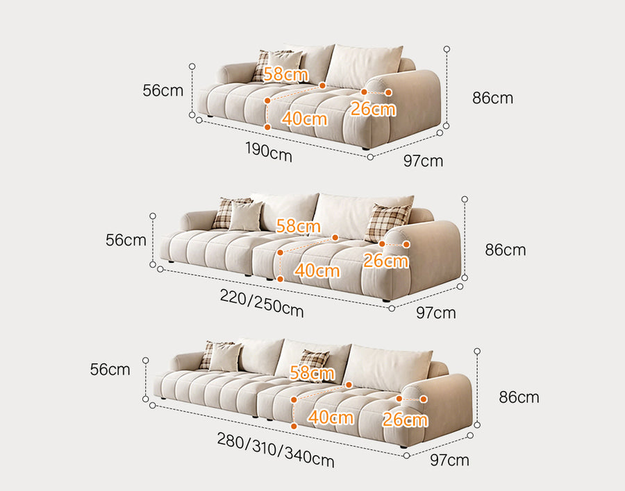 Delilah Violet Two Seater Corner, Three Seater Corner Sofa product image 12