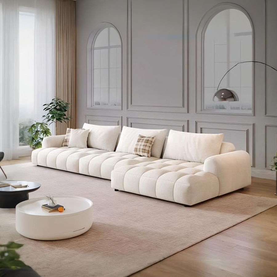 Modern modern two seater sofa product view for UK living room