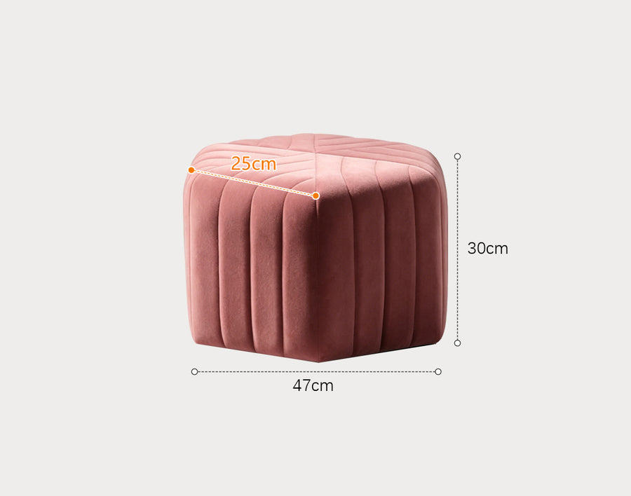Della Footstool, Velvet