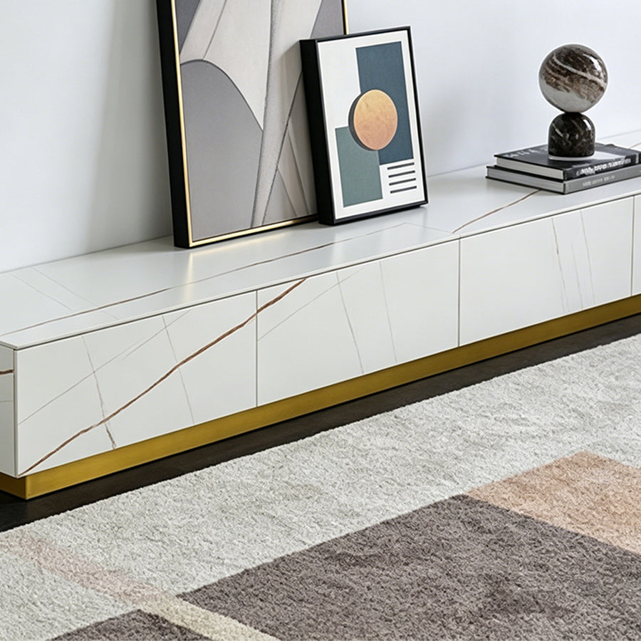 Demelza Coffee Table, Gold Base, Sintered Stone