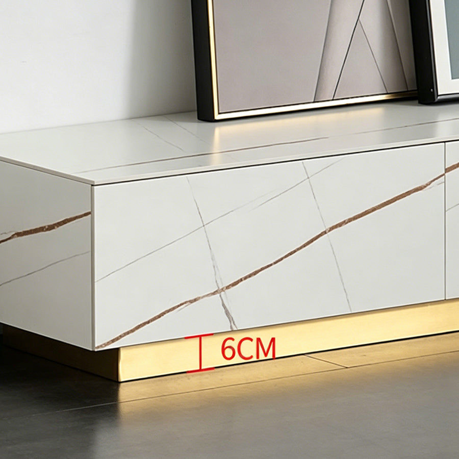 Demelza Coffee Table, Gold Base, Sintered Stone