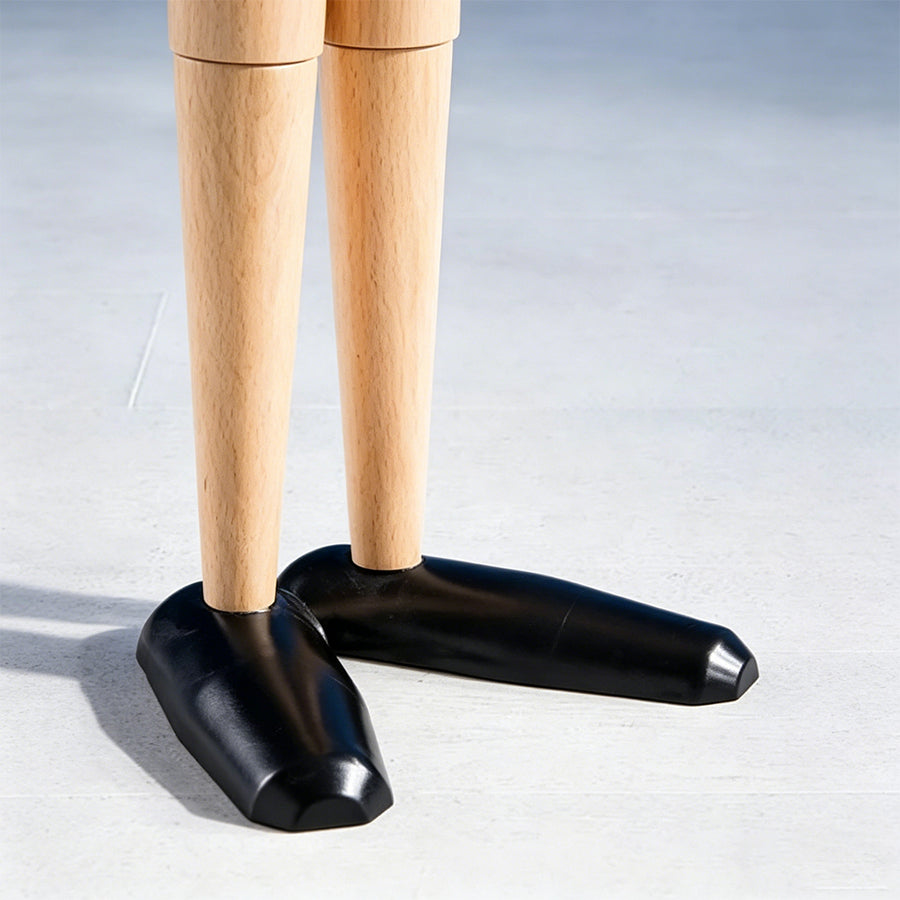 Derby Pinocchio Puppet Side Table, Solid Wood