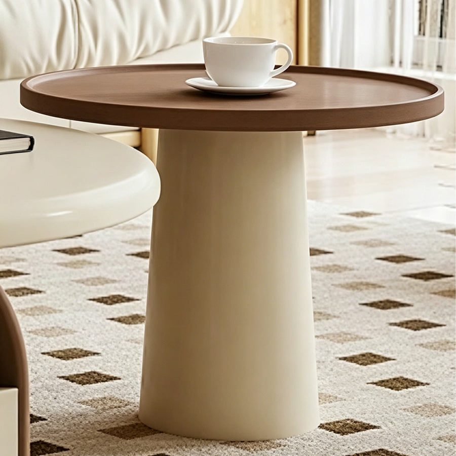 Dinh Nesting Round Coffee Table Set With Storage - Rit Concept
