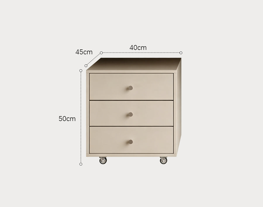 Dmitri Small Office Desk With Chest Of Drawers, Wood in a modern UK home