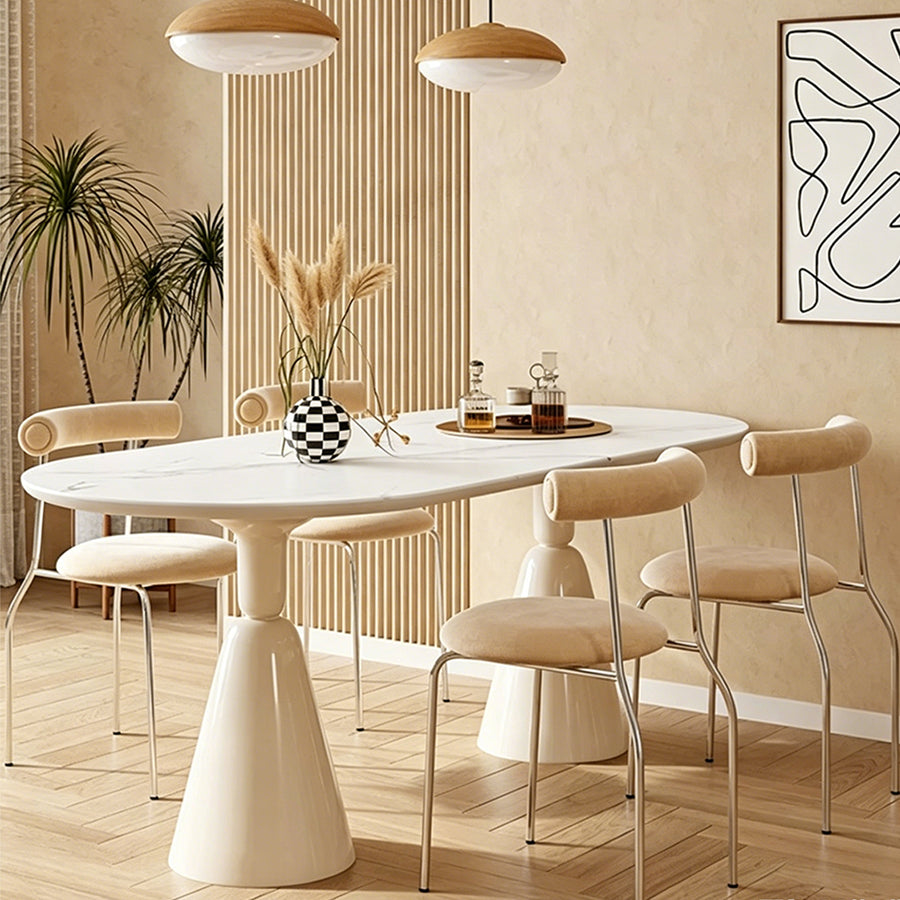 Doreen Dining Table front view as a dining table uk