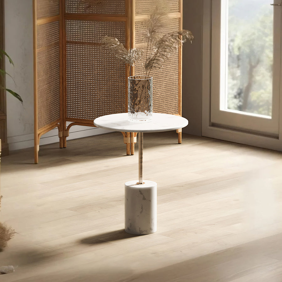 Dulcie Side Table, Marble - dulcie marble side table UK