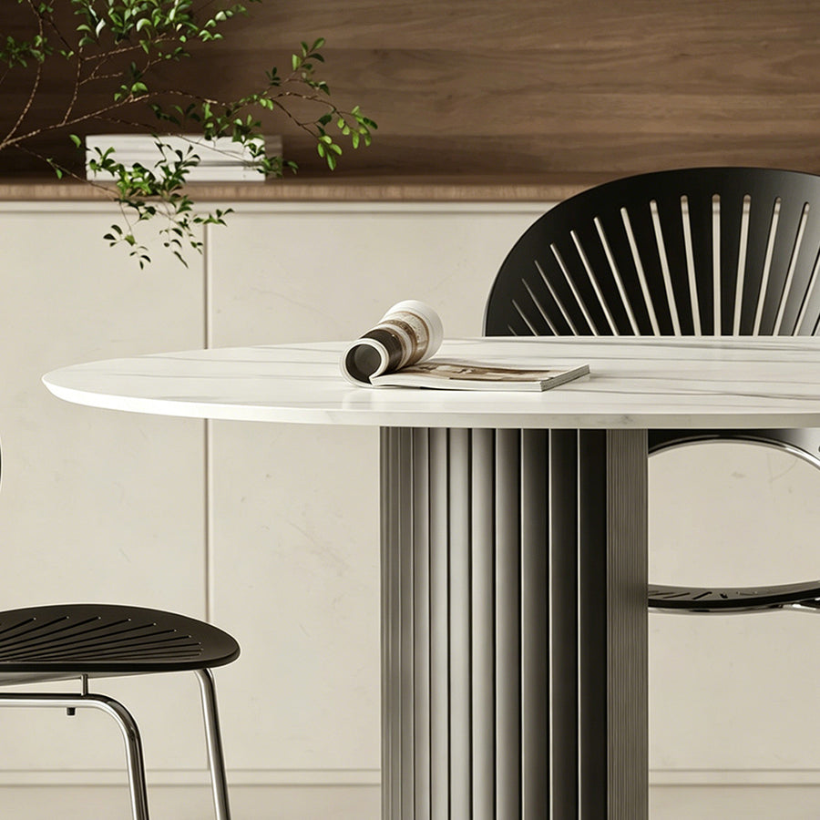 Dwight Dining Table front view as a modern dining table