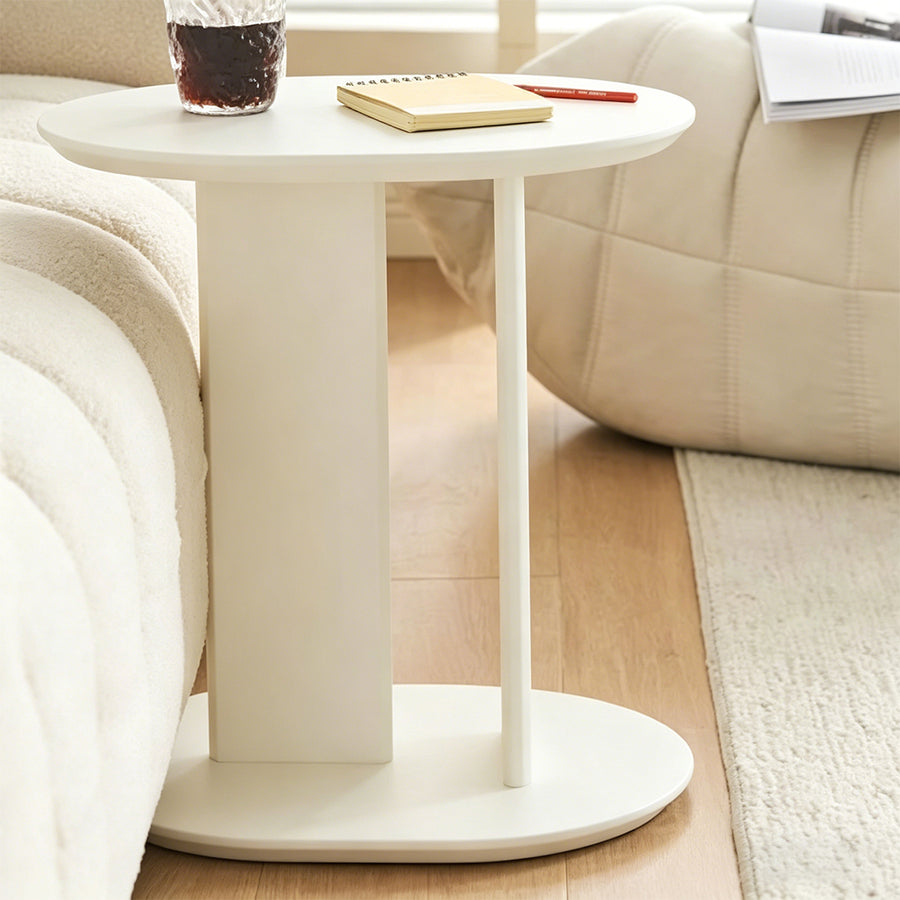 Ebenezer Side Table,  White