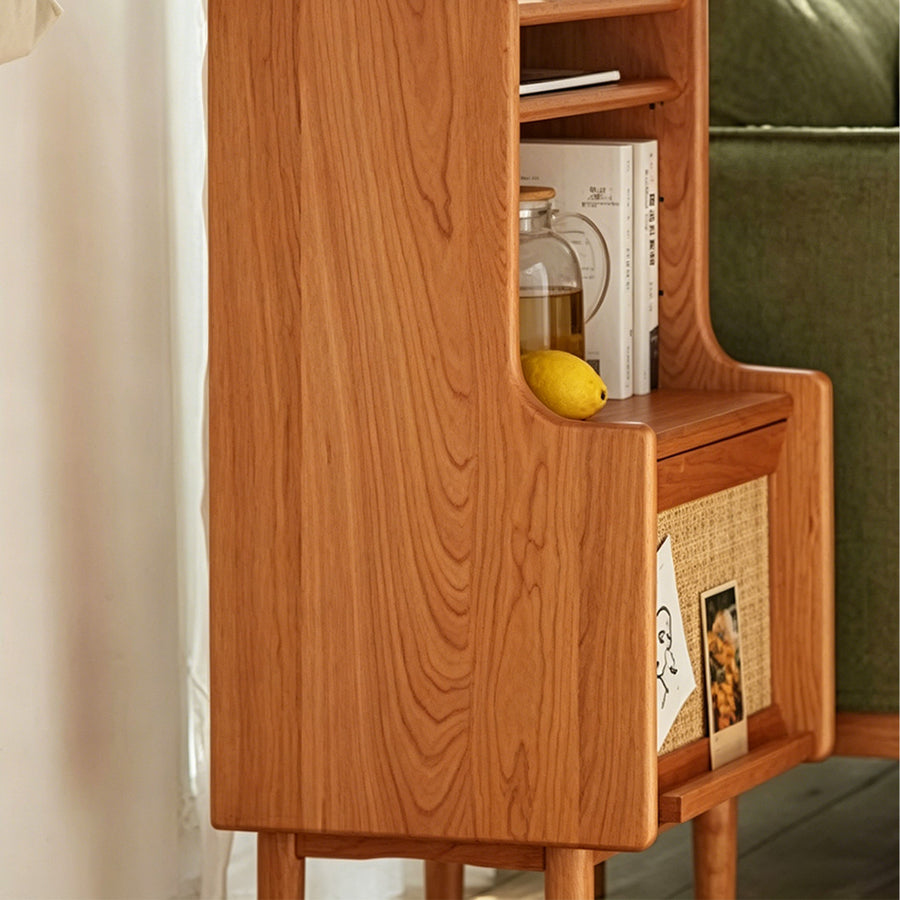 Edith Bedside Table, Solid Wood styled for bedroom side table
