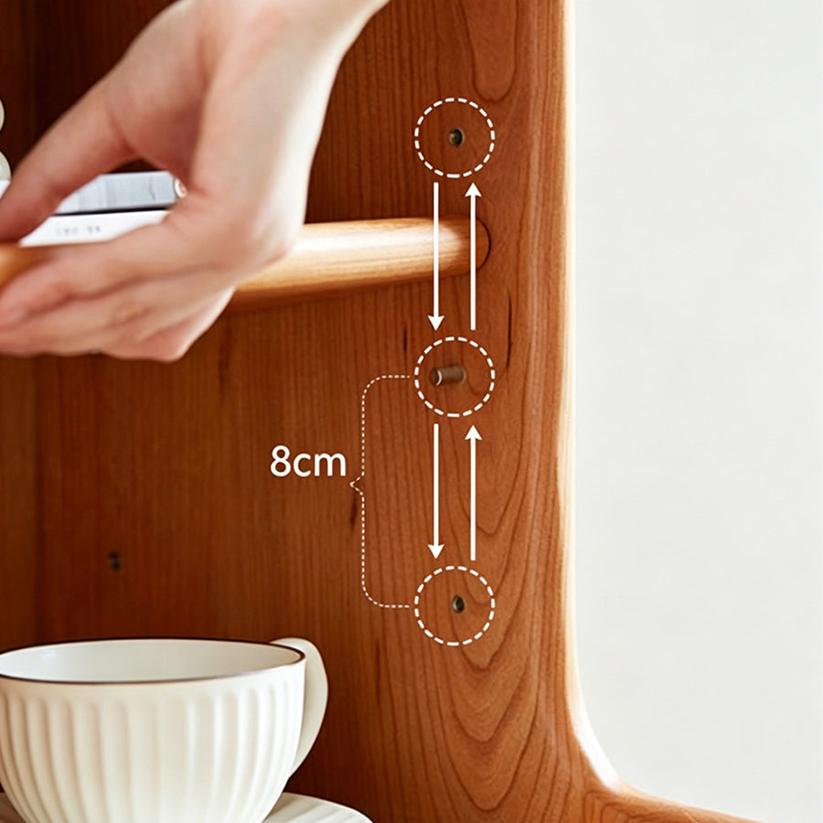 Edith Bedside Table, Solid Wood in a modern UK home