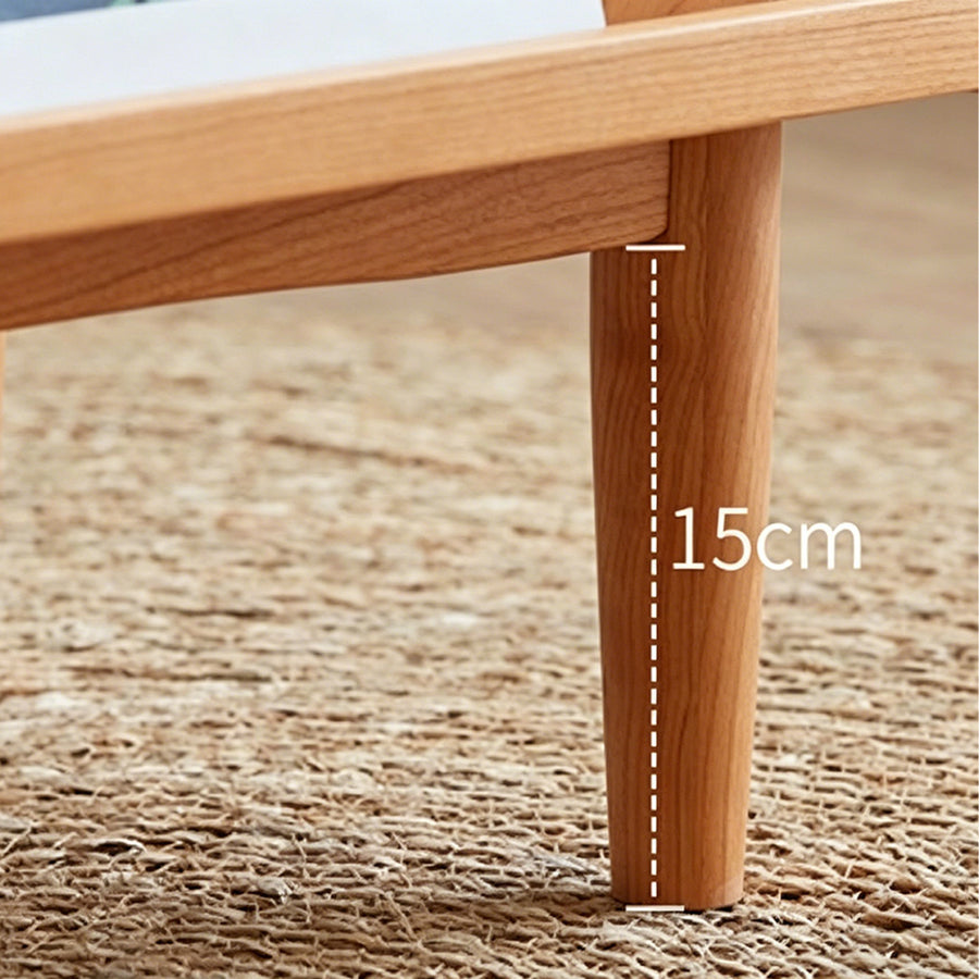 Edith Bedside Table, Solid Wood - bedroom side table