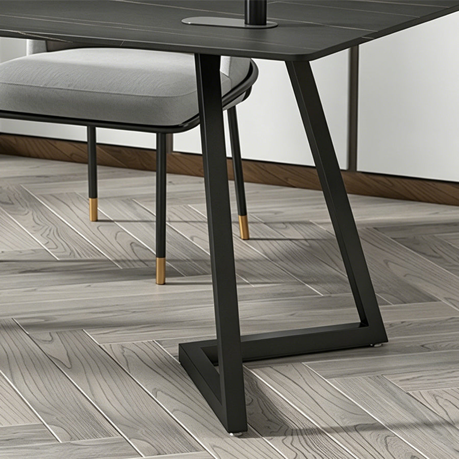 Edmund Office Desk, Sintered Stone
