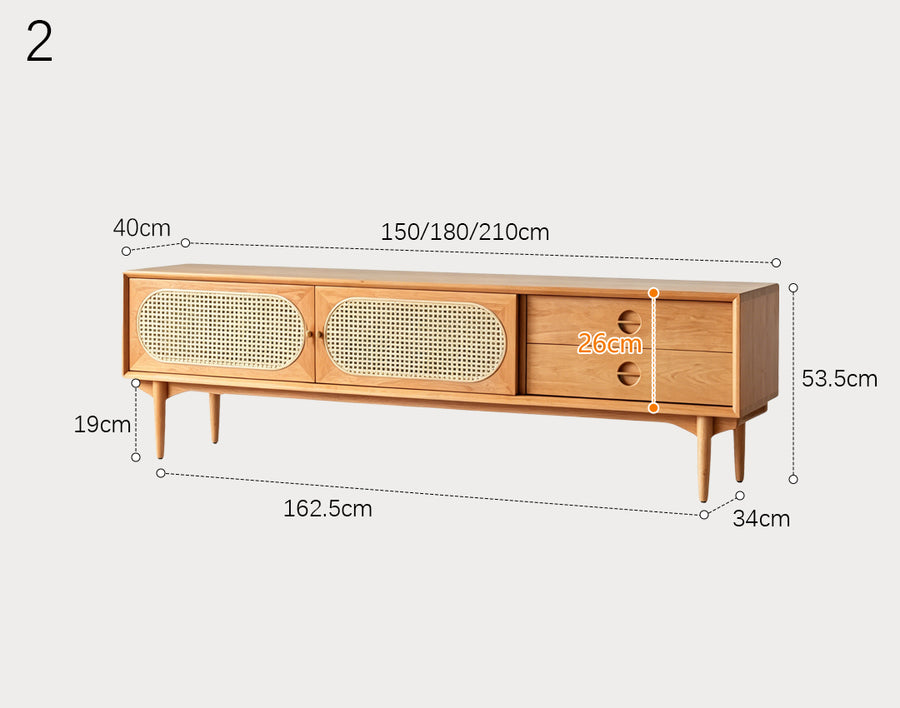 Elijah Rattan TV Stand product image 7