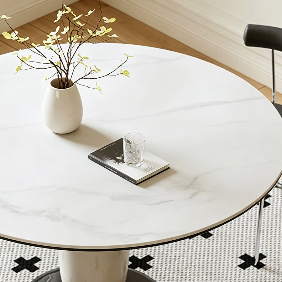 Elmer Round Dining Table room setting for everyday dining
