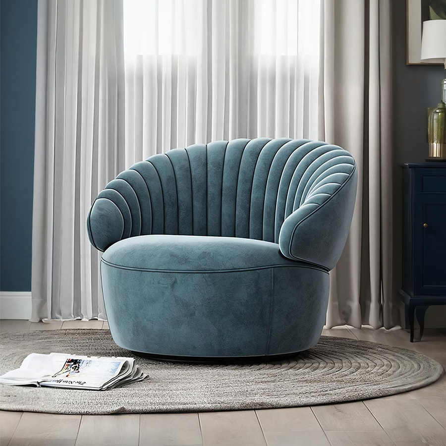 Enid Design Armchair, Velvet - accent chair UK